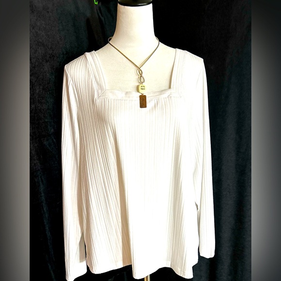 Jessica Simpson square necked, long sleeved top - Picture 1 of 7